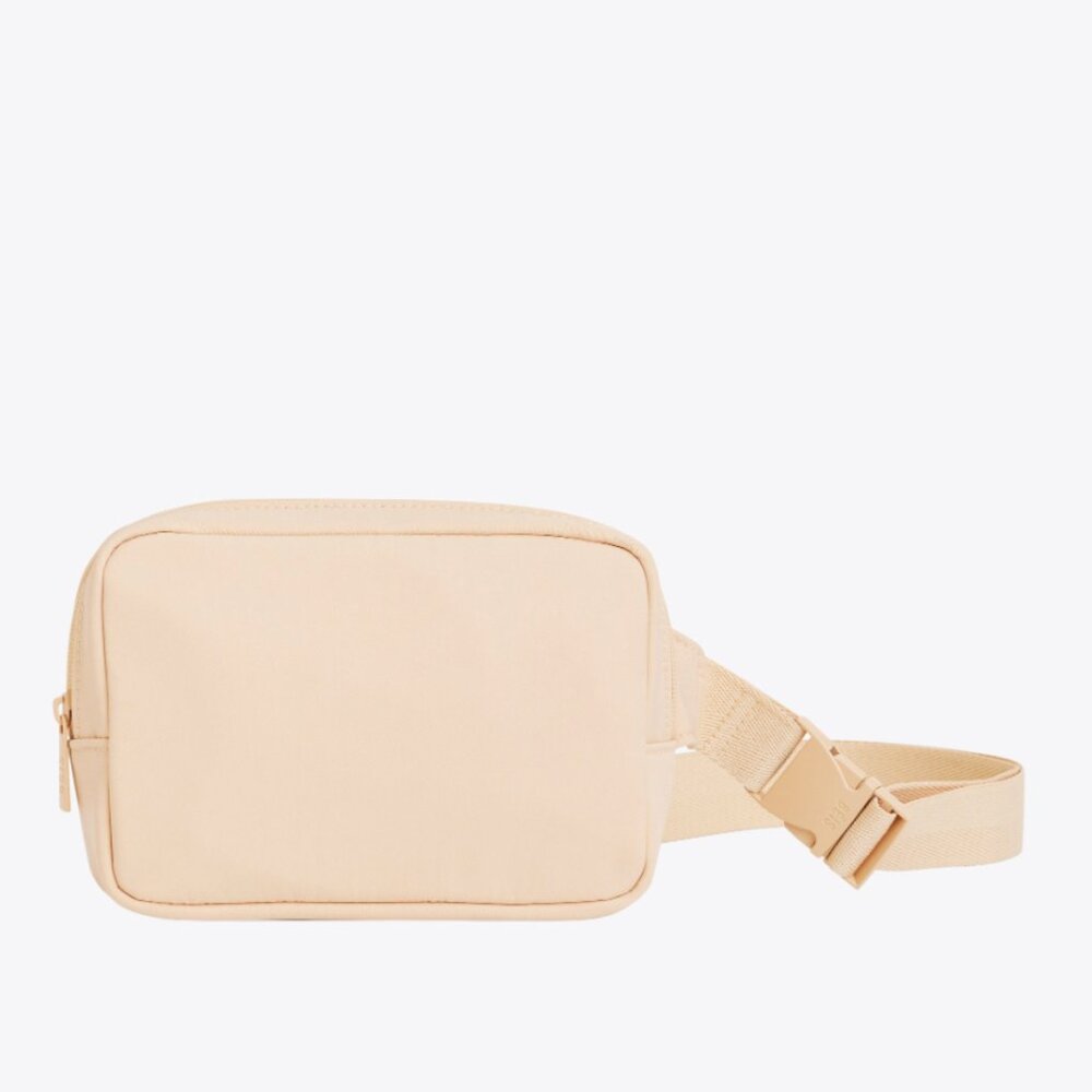 NWT BÉIS NYLON BELT BAG IN BEIGE